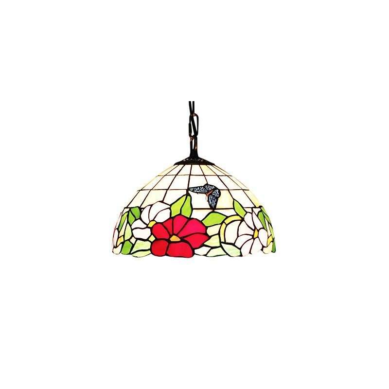 Lampada a sospensione mini elettrolitica in vetro multicolore E26/E27