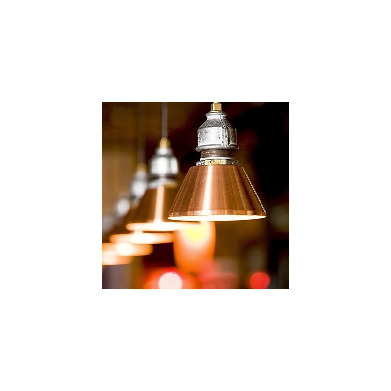 Lampada a sospensione in metallo stile country vintage
