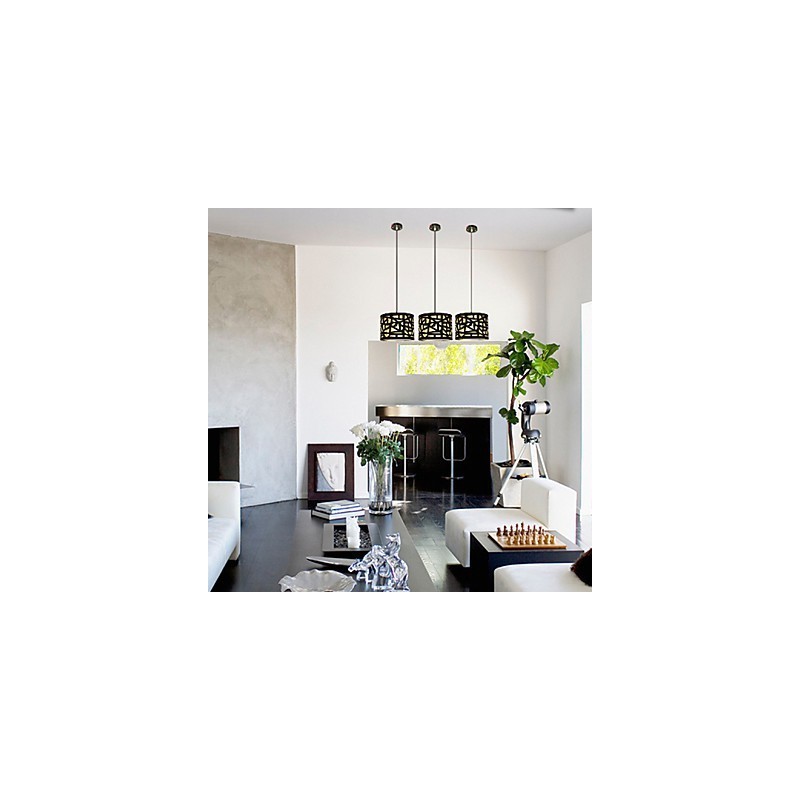 Lampada a sospensione contemporanea a 3 luci DropLight Bird'S Nest