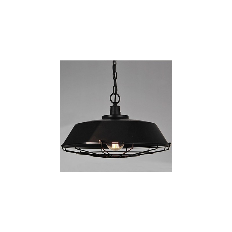 Lampada a sospensione vintage in metallo 1 luce E26/E27