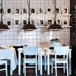 Lampada a sospensione vintage in metallo 1 luce E26/E27