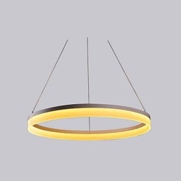 Lampada a sospensione LED rotonda in acrilico 800 mm 48 W