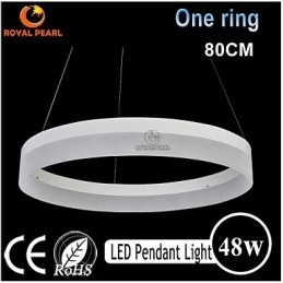 Lampada a sospensione LED rotonda in acrilico 800 mm 48 W