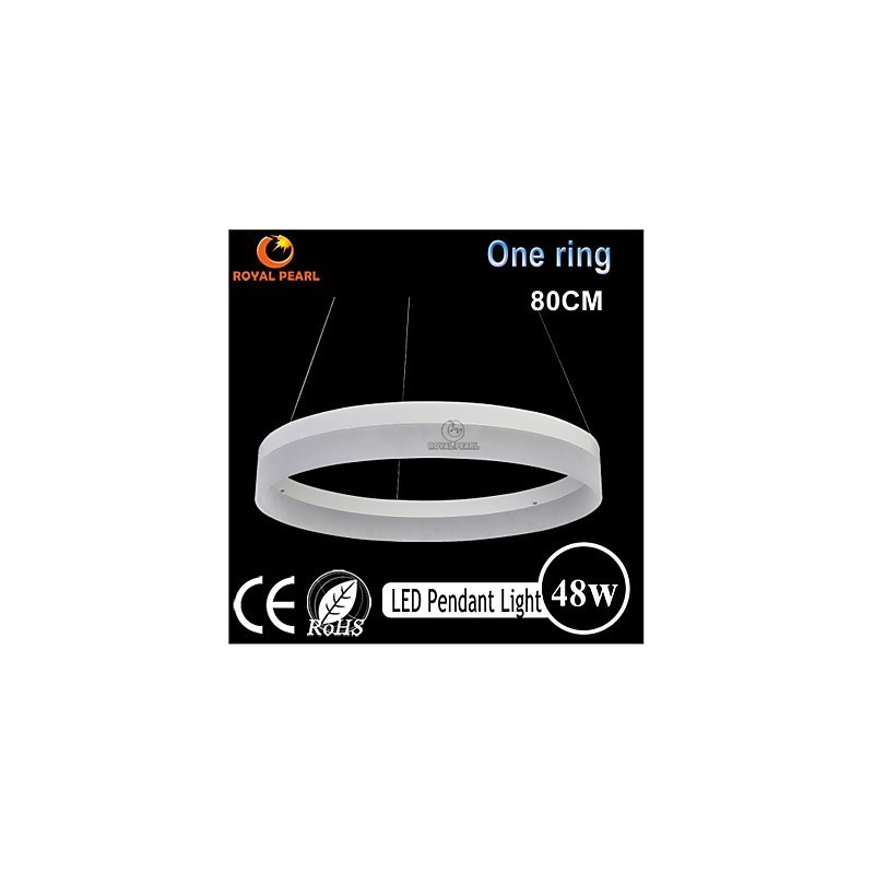 Lampada a sospensione LED rotonda in acrilico 800 mm 48 W
