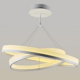 Lampadario a sospensione LED moderno in acrilico 2 lampadine incluse