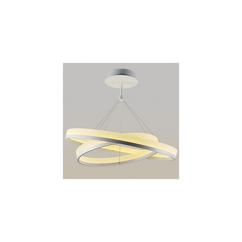 Lampadario a sospensione LED moderno in acrilico 2 lampadine incluse