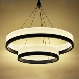 Lampadario a sospensione LED moderno in acrilico 2 lampadine incluse
