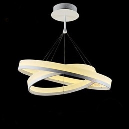 Lampadario a sospensione LED moderno in acrilico 2 lampadine incluse