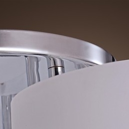 Lampadario a filo moderno contemporaneo in metallo cromato