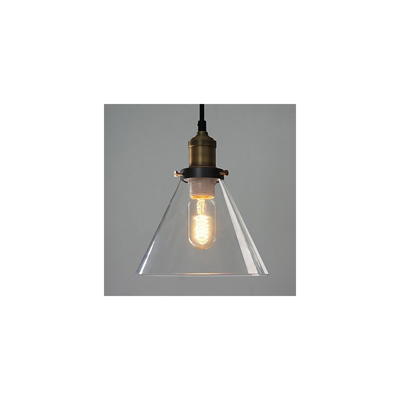 Lampada a sospensione mini in metallo stile tradizionale classico vintage a ciotola dipinta