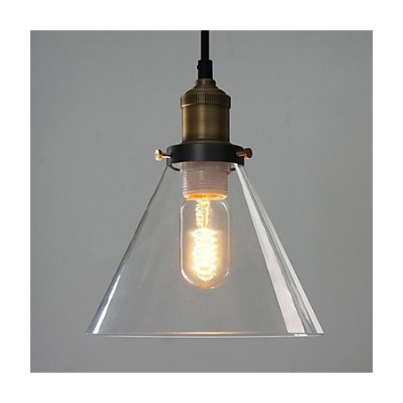 Lampada a sospensione mini in metallo stile tradizionale classico vintage a ciotola dipinta