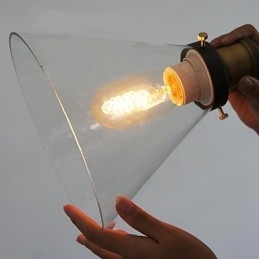 Lampada a sospensione mini in metallo stile tradizionale classico vintage a ciotola dipinta