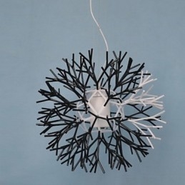 Lampada a sospensione mini moderna in metallo e acrilico 60 cm