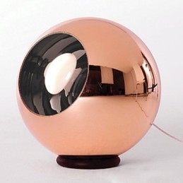 Lampada a sospensione in vetro sfera nordica retrò galvanica
