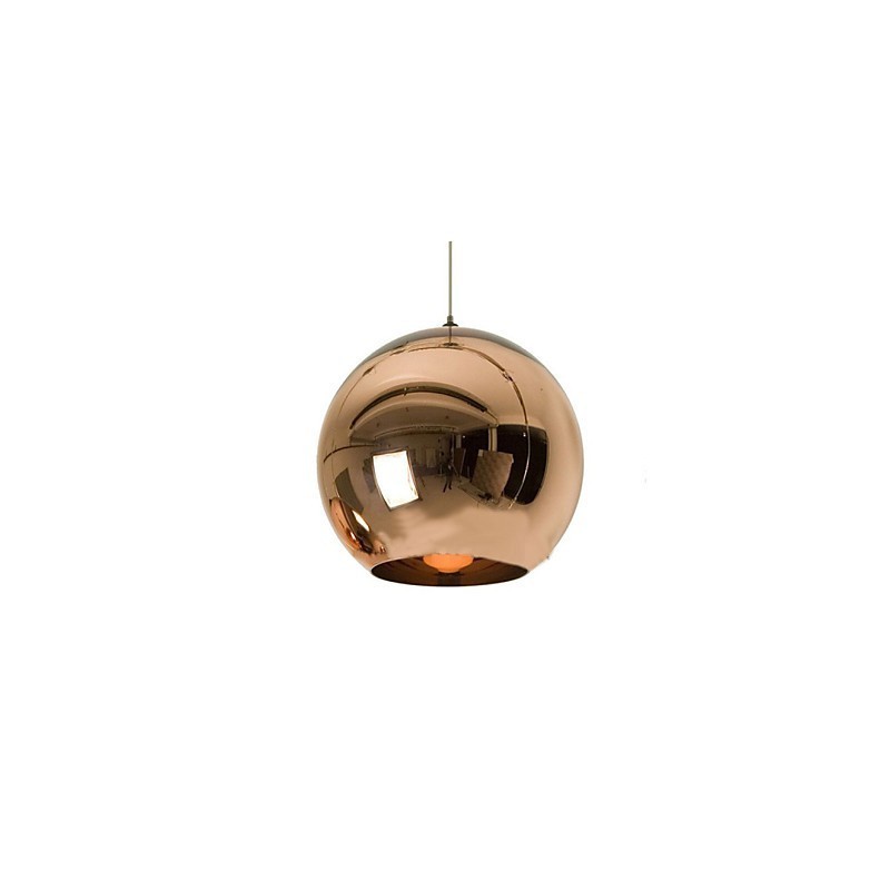 Lampada a sospensione in vetro sfera nordica retrò galvanica