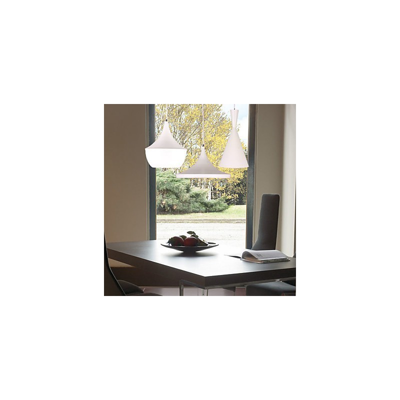 Lampada a sospensione mini in metallo verniciato 3 luci E26/E27