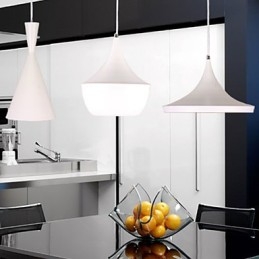 Lampada a sospensione mini in metallo verniciato 3 luci E26/E27
