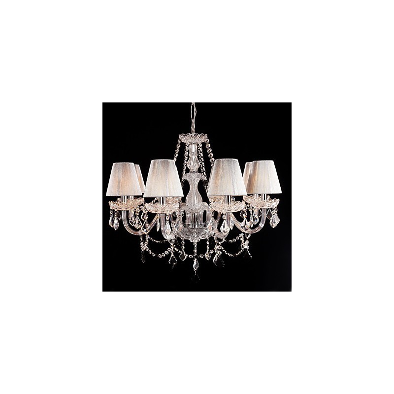 Lampadario in cristallo moderno per soggiorno 8 luci