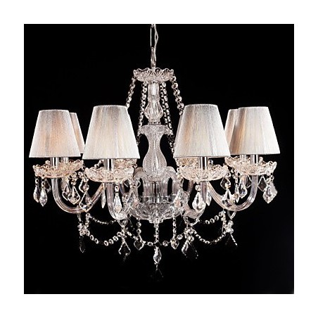 Lampadario in cristallo moderno per soggiorno 8 luci