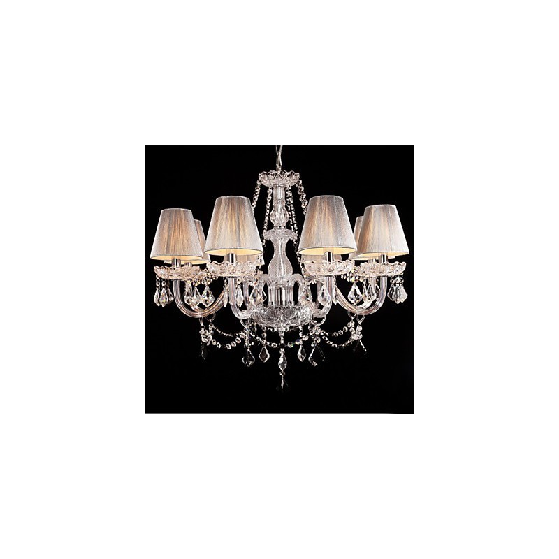 Lampadario in cristallo moderno per soggiorno 8 luci