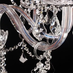 Lampadario in cristallo moderno per soggiorno 8 luci