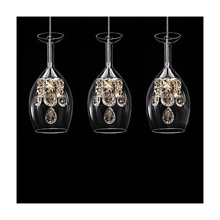 Lampadario a sospensione moderno contemporaneo in metallo argento con 4 LED integrati