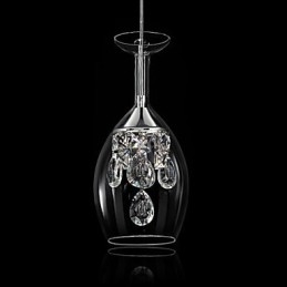 Lampadario a sospensione moderno contemporaneo in metallo argento con 4 LED integrati