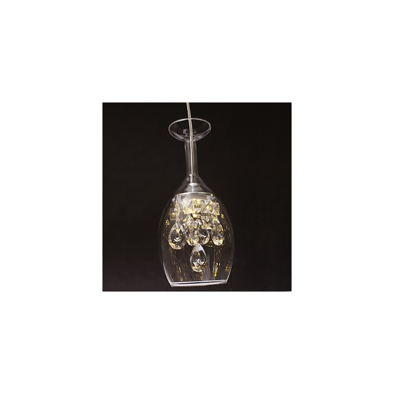 Lampadario a sospensione moderno contemporaneo in metallo argento con 4 LED integrati