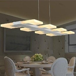 Lampada a sospensione moderna contemporanea mini dipinta con 8 luci LED