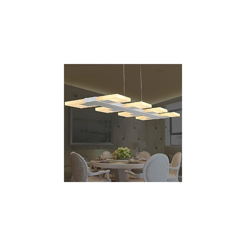 Lampada a sospensione moderna contemporanea mini dipinta con 8 luci LED