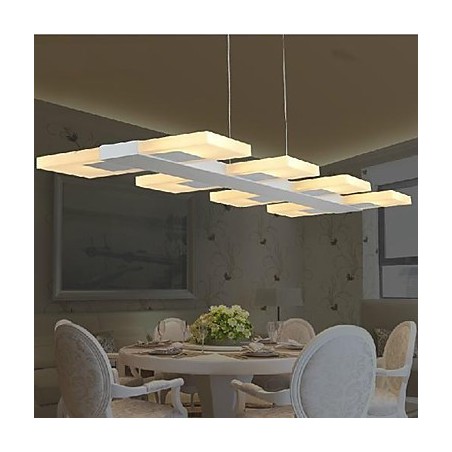 Lampada a sospensione moderna contemporanea mini dipinta con 8 luci LED