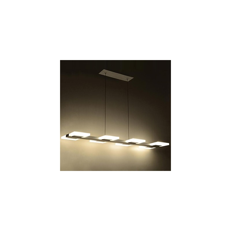 Lampada a sospensione moderna contemporanea mini dipinta con 8 luci LED