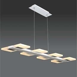 Lampada a sospensione moderna contemporanea mini dipinta con 8 luci LED