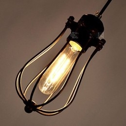 Lampadario a sospensione vintage Edison regolabile 10 luci E26/E27 in metallo
