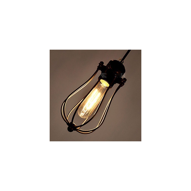 Lampadario a sospensione vintage Edison regolabile 10 luci E26/E27 in metallo