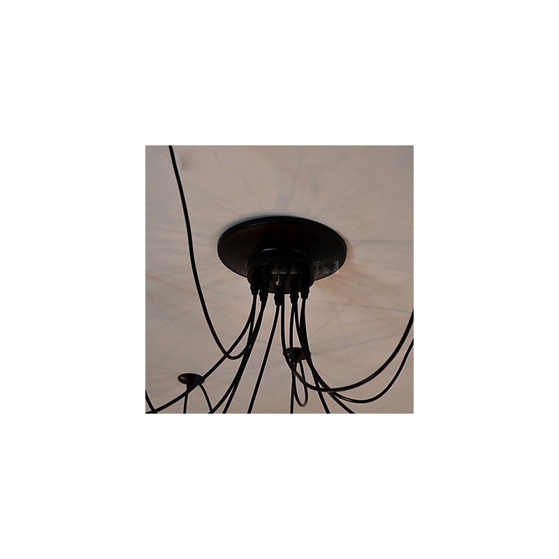 Lampadario a sospensione vintage Edison regolabile 10 luci E26/E27 in metallo