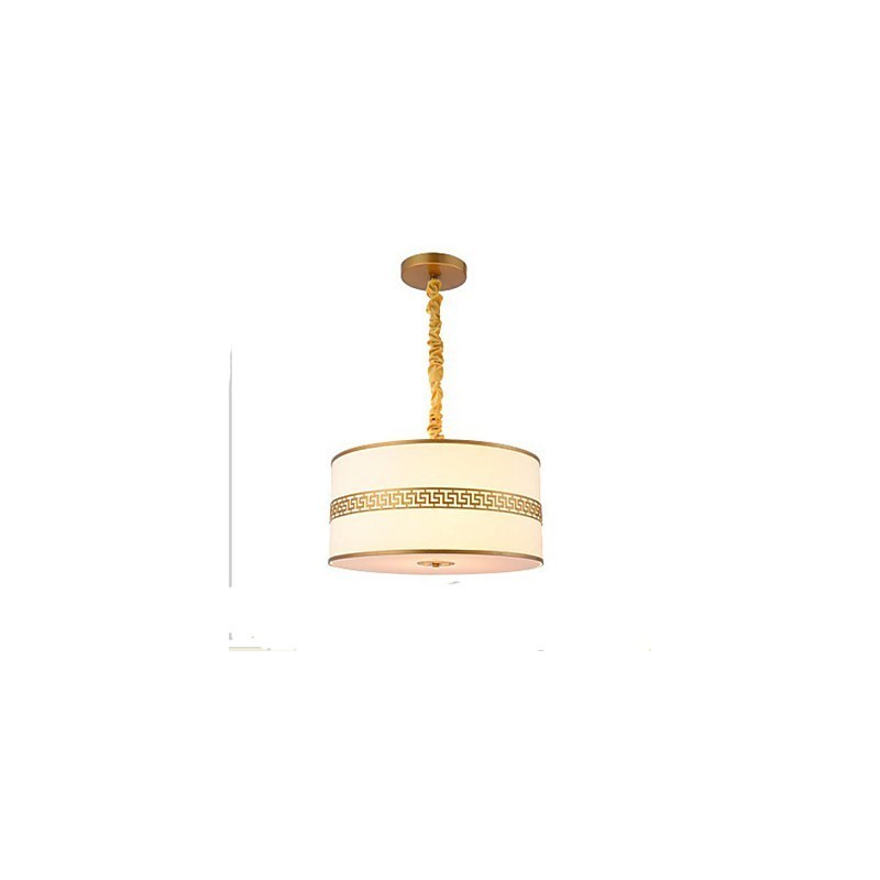 Lampada a sospensione cinese moderna dorata, 1 livello, E26/E27