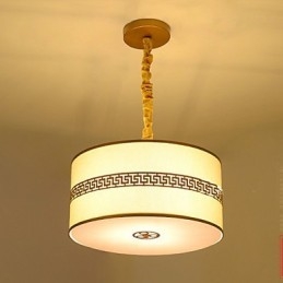 Lampada a sospensione cinese moderna dorata, 1 livello, E26/E27