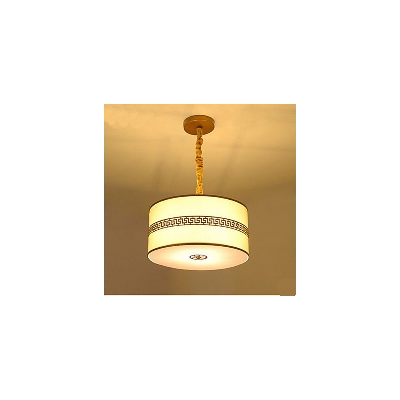 Lampada a sospensione cinese moderna dorata, 1 livello, E26/E27