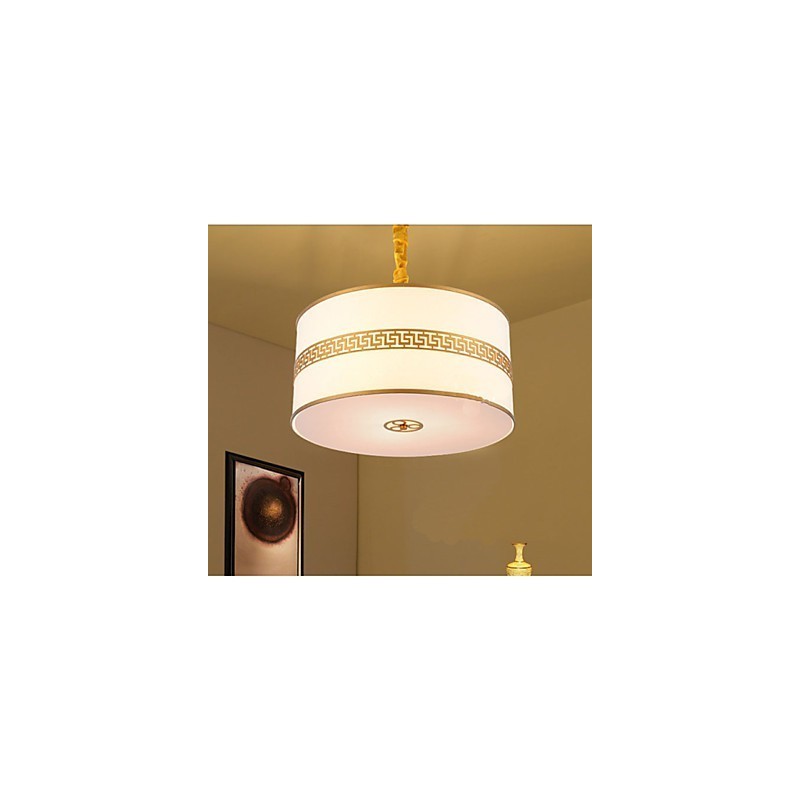 Lampada a sospensione cinese moderna dorata, 1 livello, E26/E27