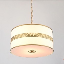 Lampada a sospensione cinese moderna dorata, 1 livello, E26/E27