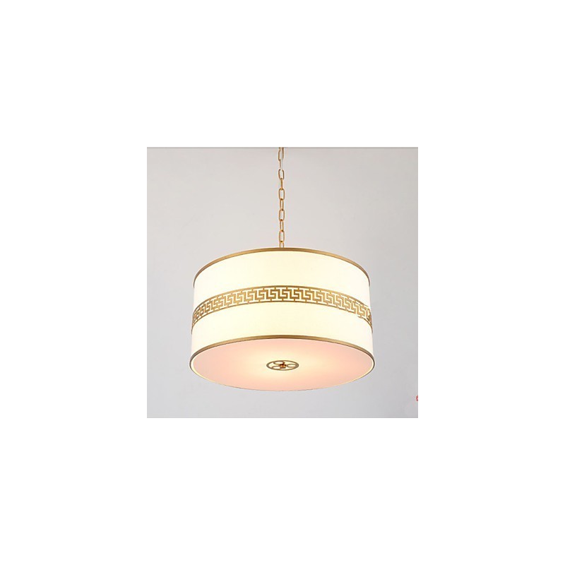 Lampada a sospensione cinese moderna dorata, 1 livello, E26/E27