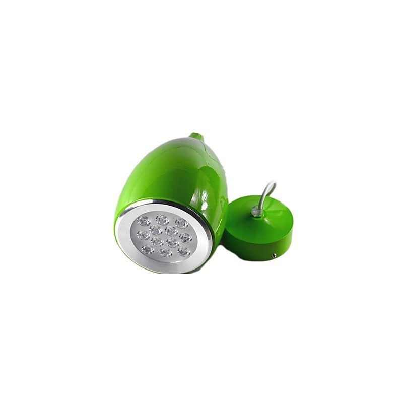Lampada a sospensione globo in metallo dipinto, regolabile, 24,5 cm