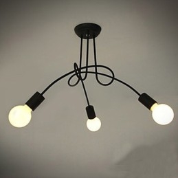 Lampadario moderno contemporaneo in metallo dipinto