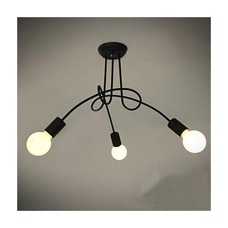 Lampadario moderno contemporaneo in metallo dipinto