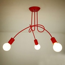 Lampadario moderno contemporaneo in metallo dipinto