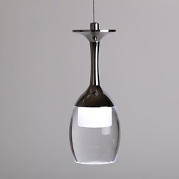 Lampada a sospensione moderna a 3 luci in cromo con piastra posteriore lunga