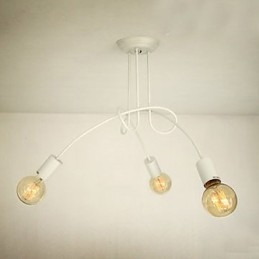 Lampadario moderno contemporaneo in metallo dipinto