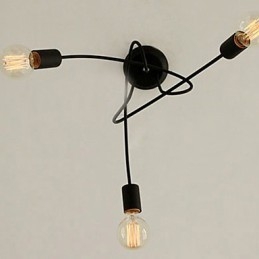 Lampadario moderno contemporaneo in metallo dipinto