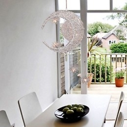Lampada a sospensione Globe Mini in metallo galvanizzato argentato moderna